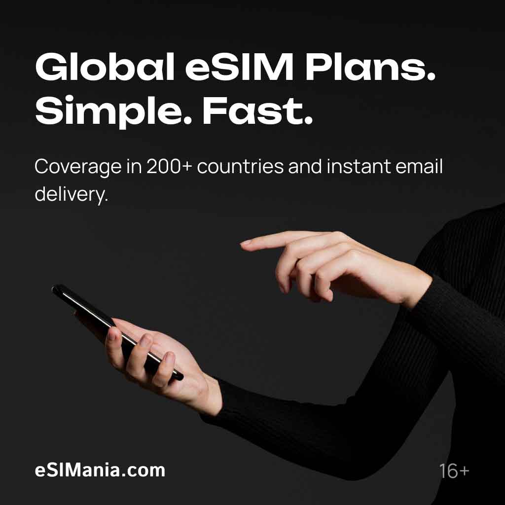 Instand eSim with eSIMania Plans